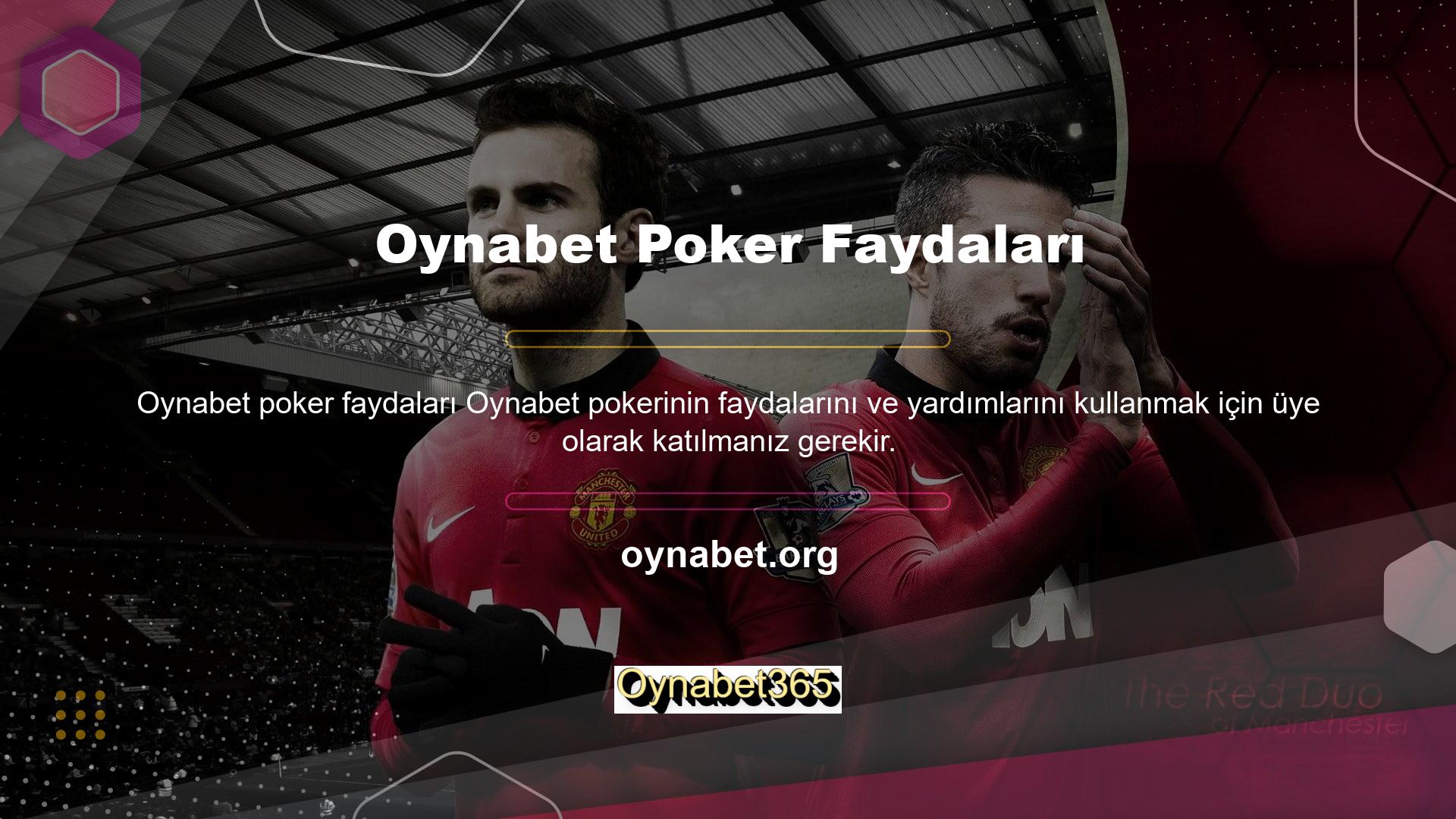 Pokerden para kazanmak için ücretsiz oyunun üyelik sürecini bitirmeniz gerekir